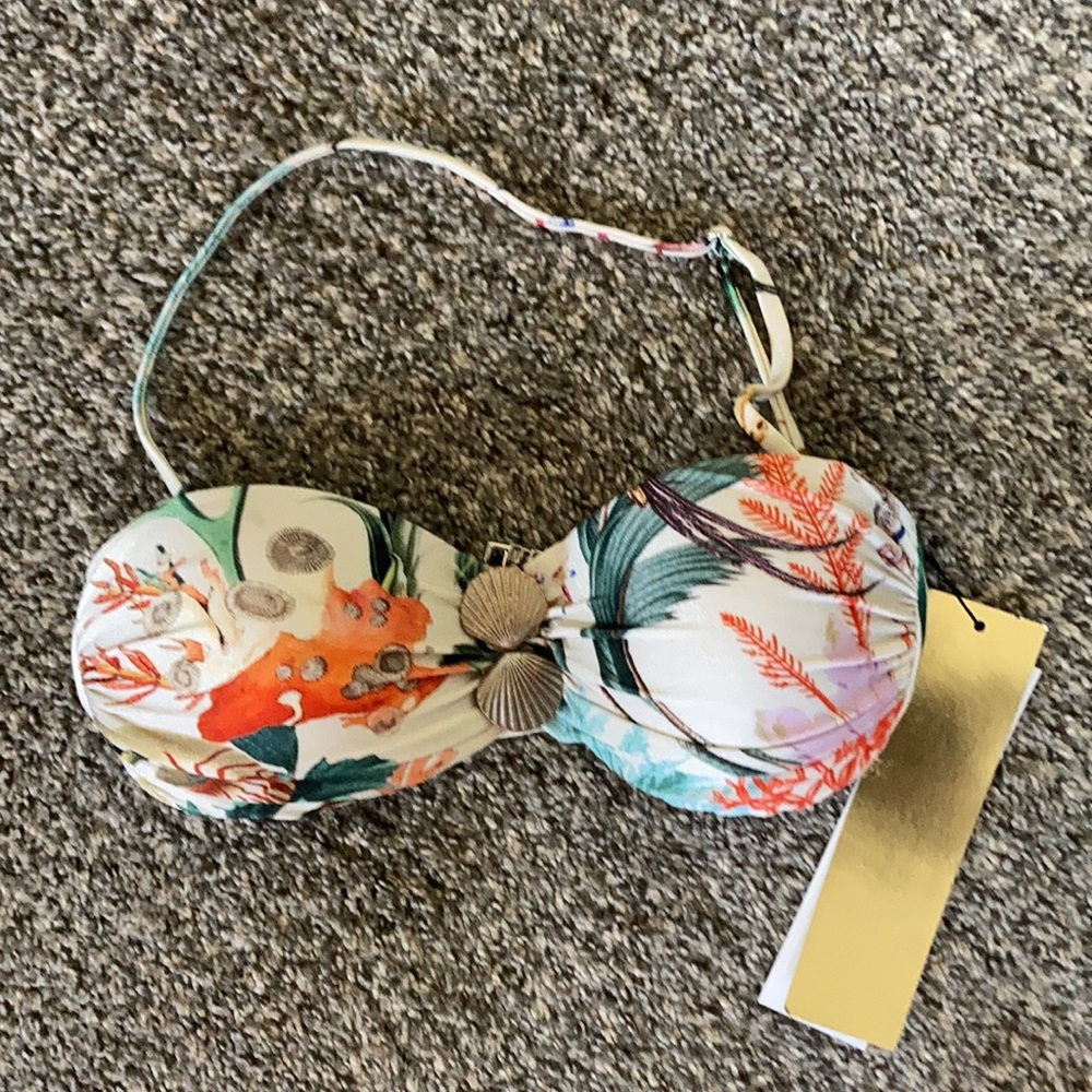 NWT PatBO Anthropologie Oasis Bikini Top S
